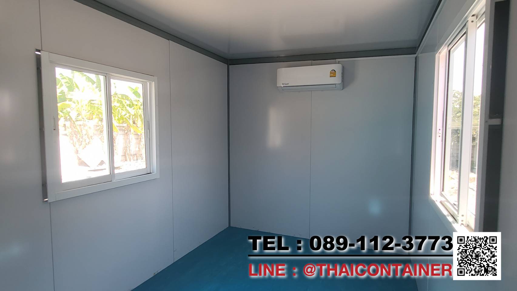 ตู้ออฟฟิต ผนัง สำเร็จรูป ฉนวนกันความร้อน ขนาด 3x4x2.5 ม.