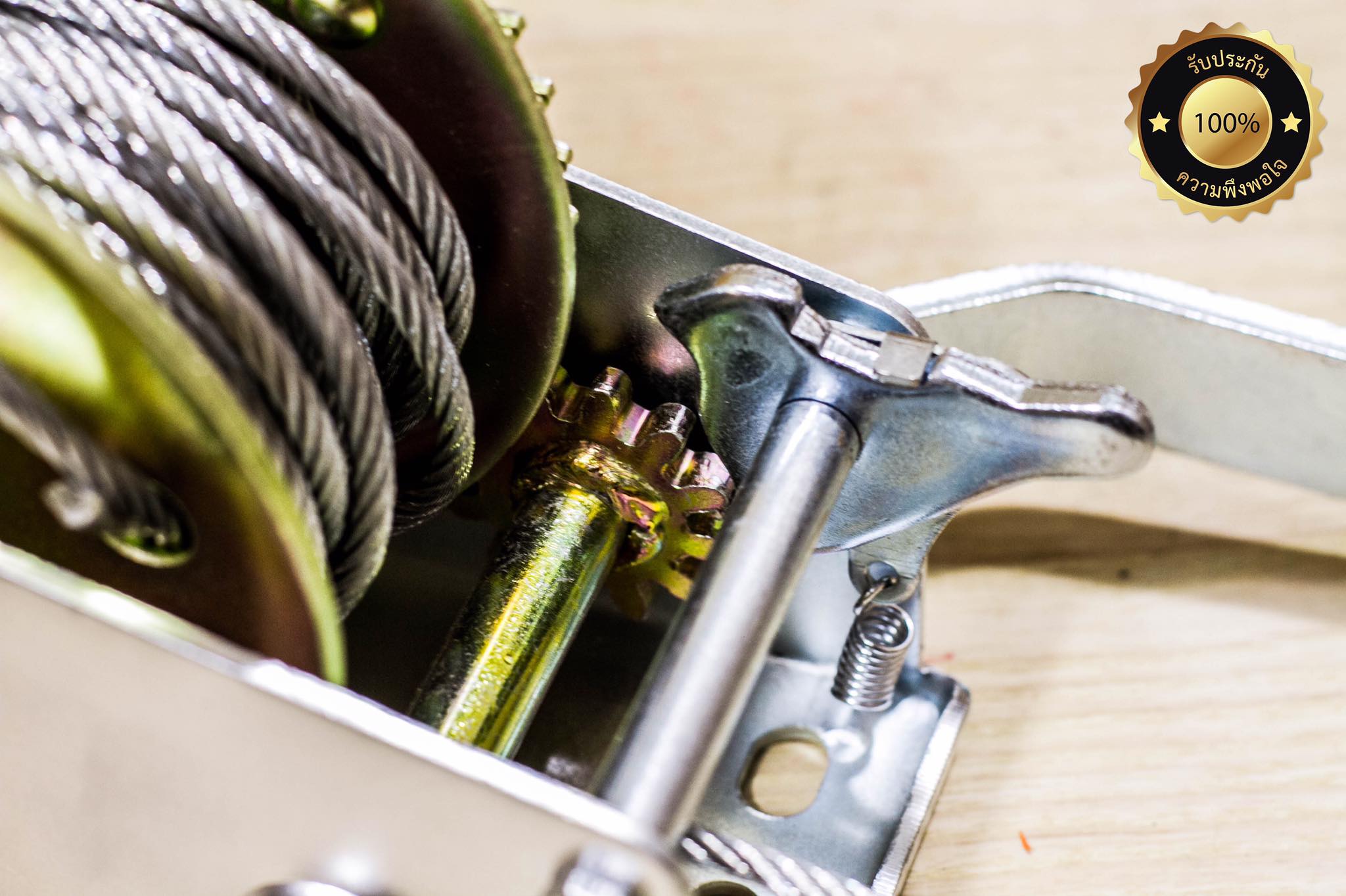 รอกสลิง มือหมุน ยี่ห้อ BERALA ยาว 10 เมตร ยกของได้สูงสุด 545.5 กิโลกรัม