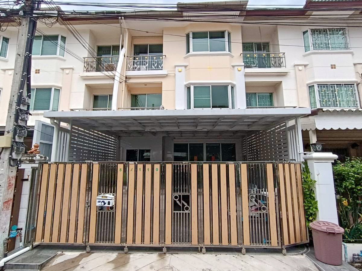 ให้เช่า ทาวน์โฮม 3ชั้นศรีนครินทร์-บางนา ซอยแบริ่ง58