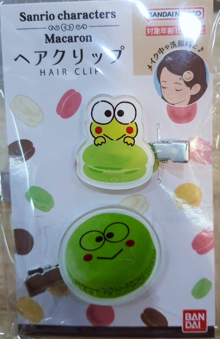 kerokerokeroppi เคโระ เคโระเครอปปี้ ของแท้จากญี่ปุ่น กิ๊บ มาการอง Sanrio Characters Macaron Hair clip