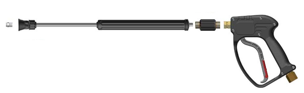 Master jet 500 Bar Shut-In Gun ปืนฉีดน้ำ 500 บาร์