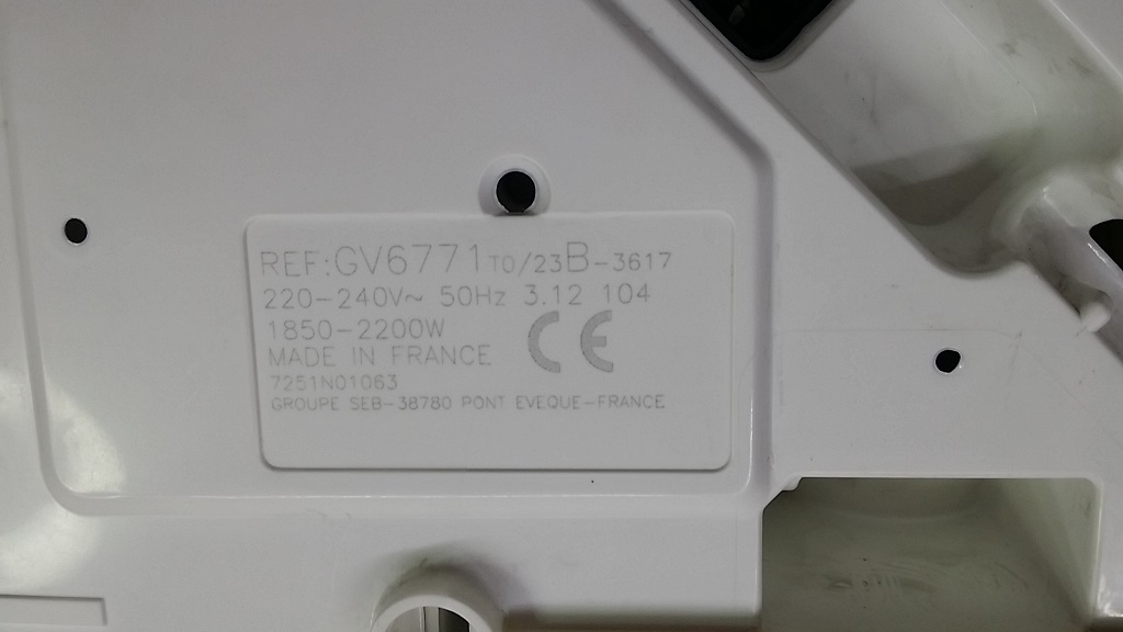 ซ่อมเตารีดไอน้ำ ยี่ห้อ TEFAL รุ่น GV6771 อาการไอน้ำไม่ออก