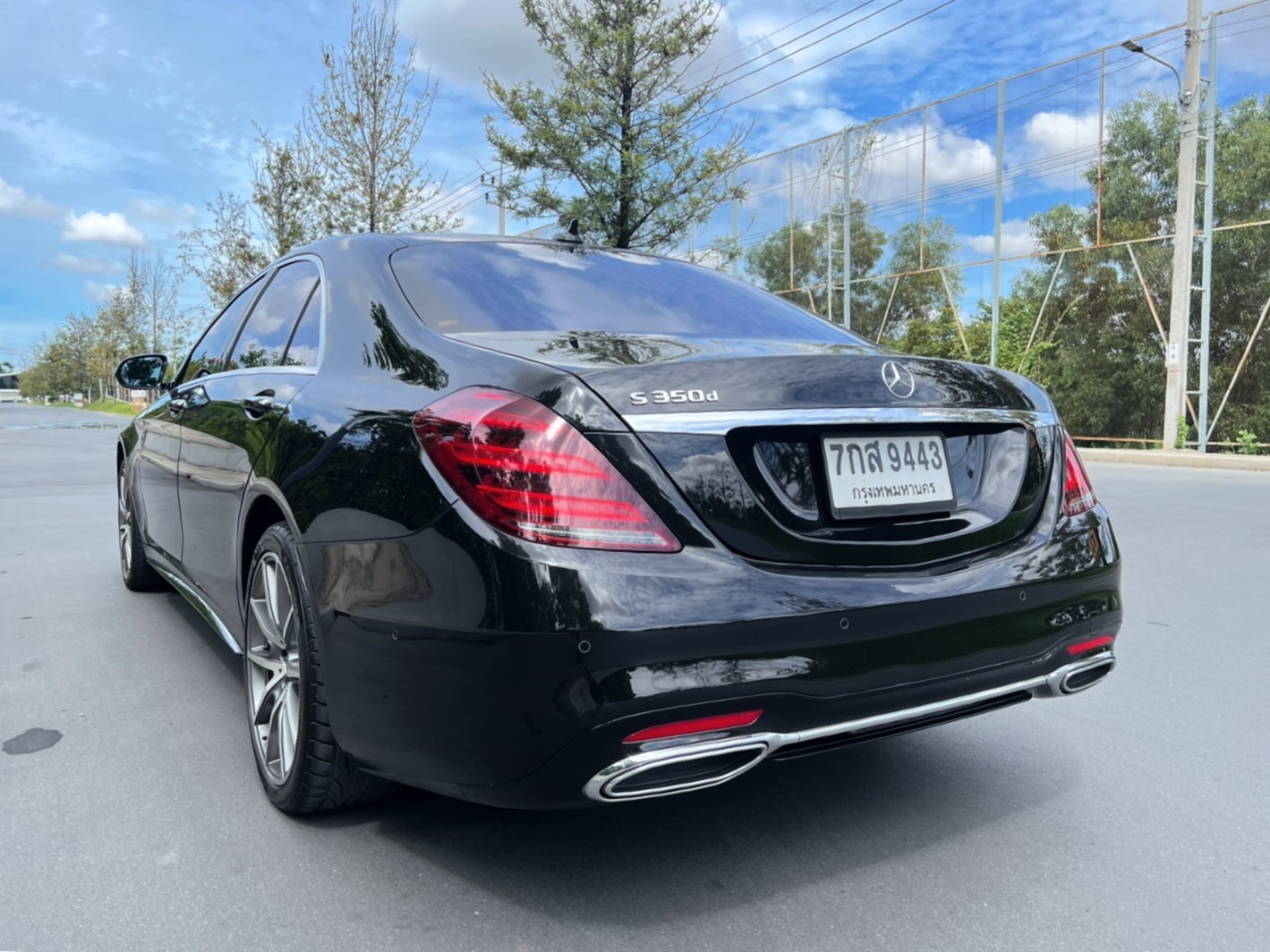 Mercedes Benz S350d AMG Premium สีดำ Obsidian Black ปี 2018