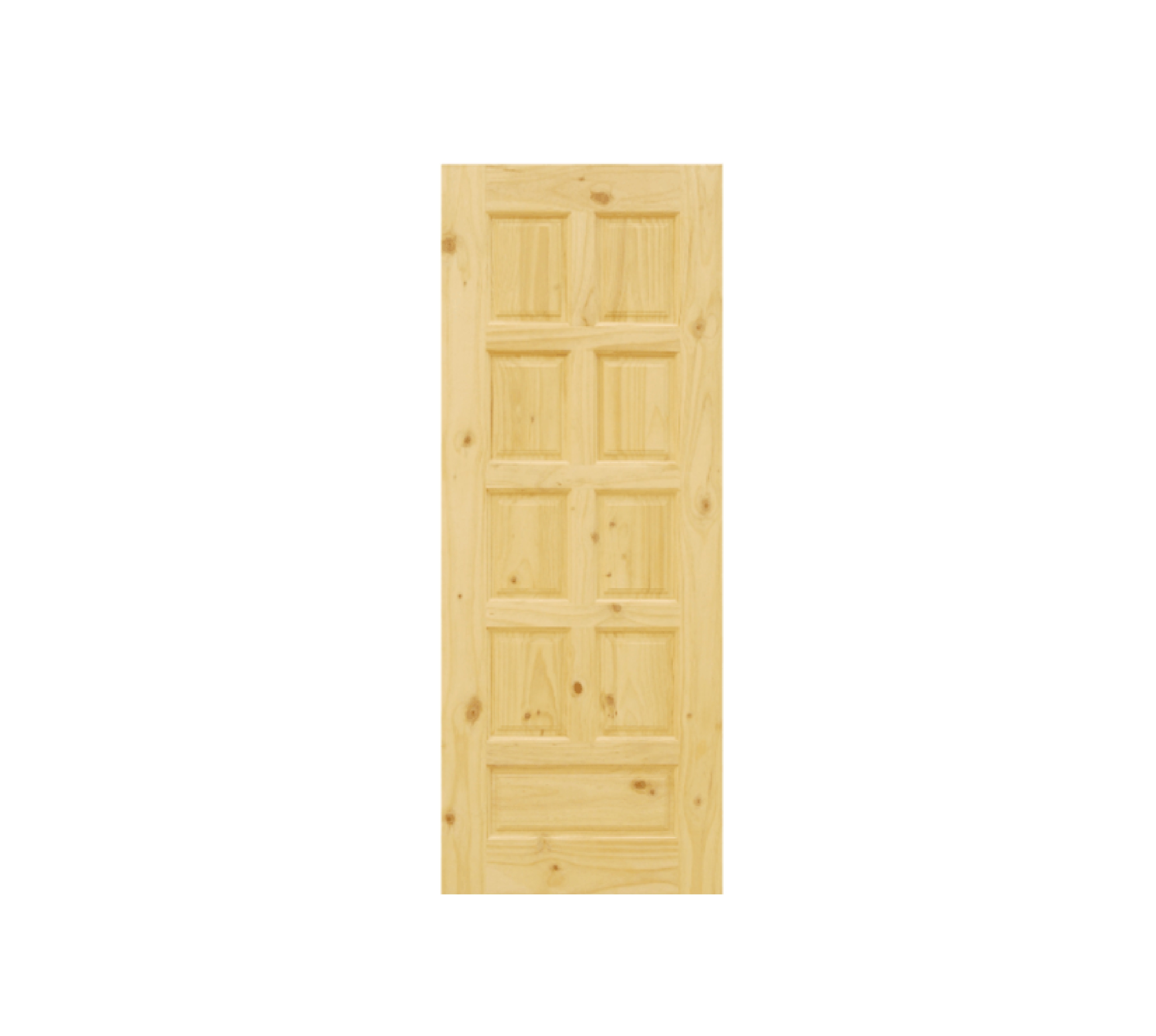 ประตู Eco Pine-002 (ไม้สนนิวซีแลนด์) 90x200 cm.
