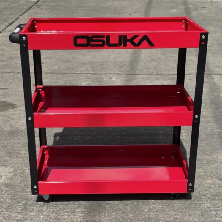ชั้นวางเครื่องมือ รถเข็นเครื่องมือ 3 ชั้น OSUKA OSTC-001