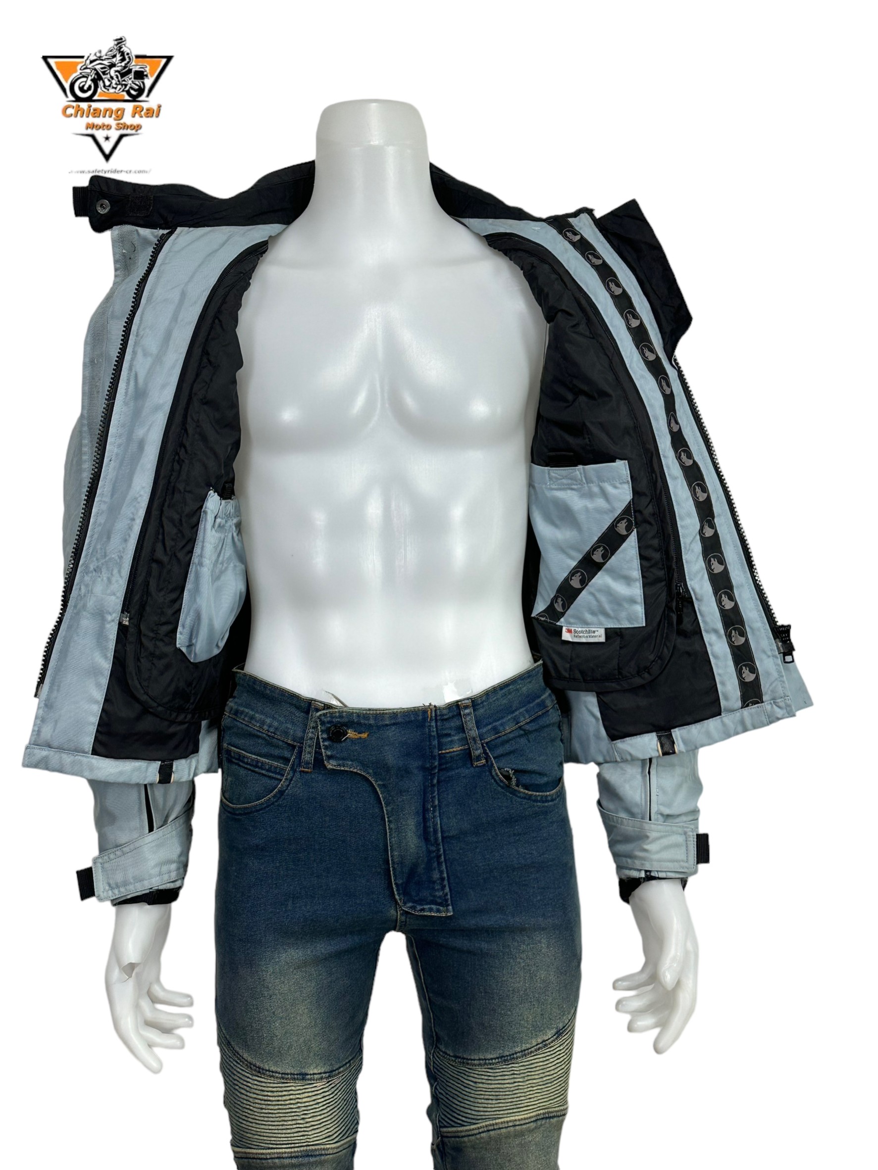 เสื้อขี่มอเตอร์ไซด์( มือสอง) RCSA 794 : อก 40" ยาว 23" (S) BERING