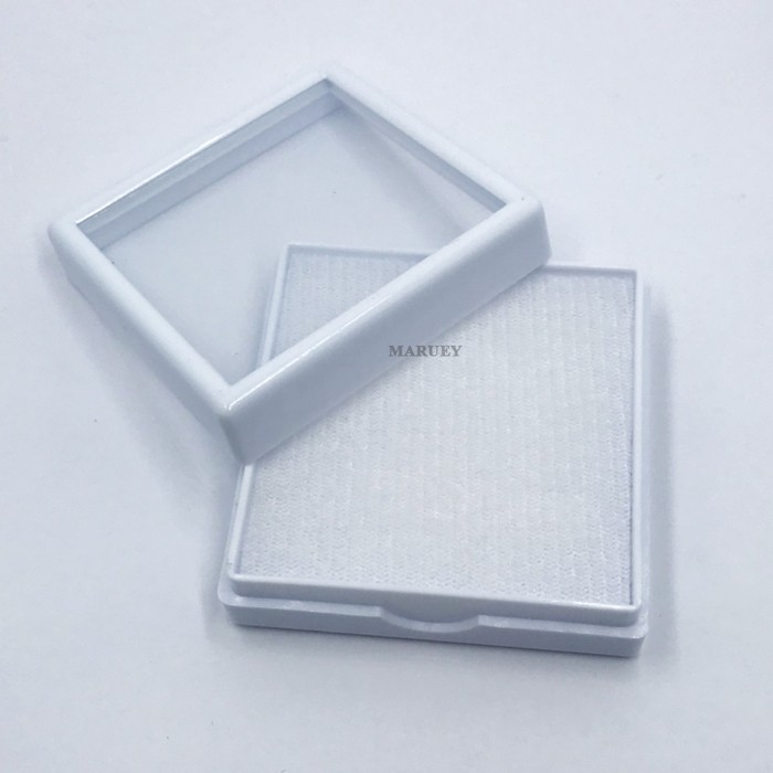 กล่องใส่พลอย,กล่องใส่เพชร,กล่องใส่อัญมณี ขนาด 3x3 cm. 4x4 cm. 5x5 cm.สีขาว สีดำ (20ใบ/10ใบ/แพ็ค)ด้านในเป็นฟองน้ำอย่างดี