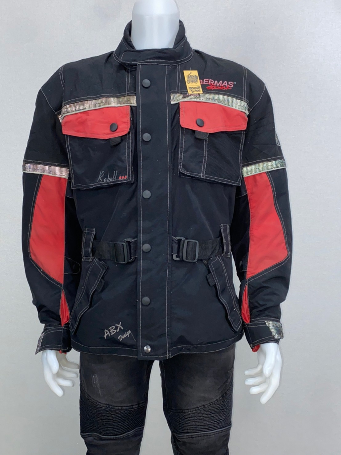 เสื้อขี่มอเตอร์ไซด์( มือสอง) RCTA 072 อก 50" ยาว 29" ยี่ห้อ**GMS**