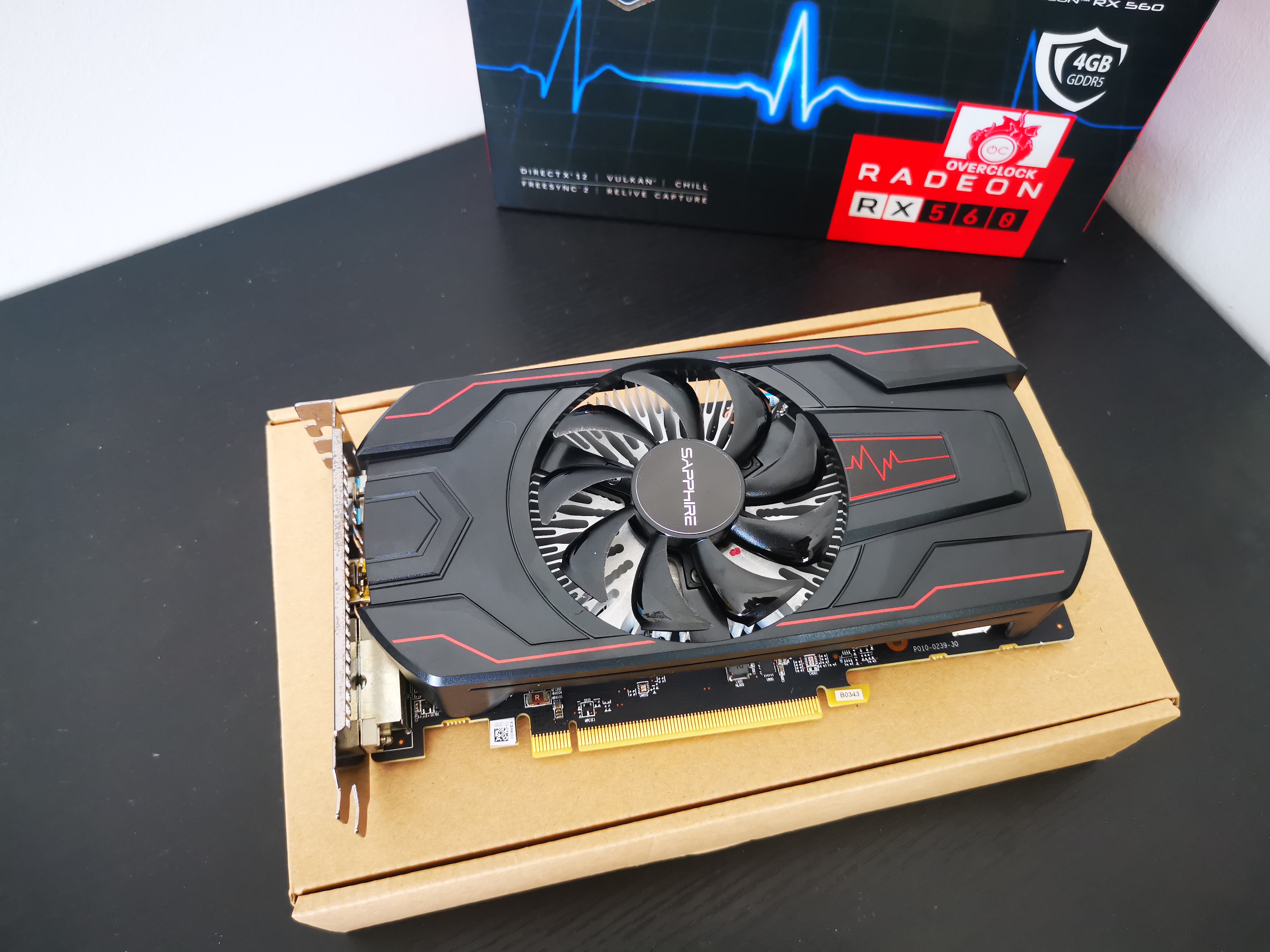 SAPPHIRE PULSE RX560 4G GDDR5 OC