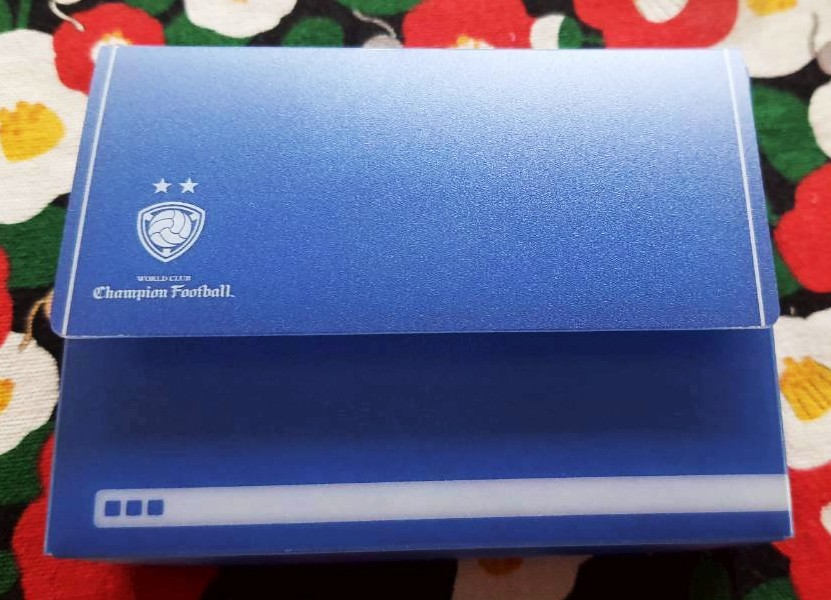 กล่อง ใส่ การ์ด นามบัตร ใส่ของ พกพา WCCF จากญี่ปุ่น World Club Champion Football ฟุตบอล Size : 10 x 7.5 cm