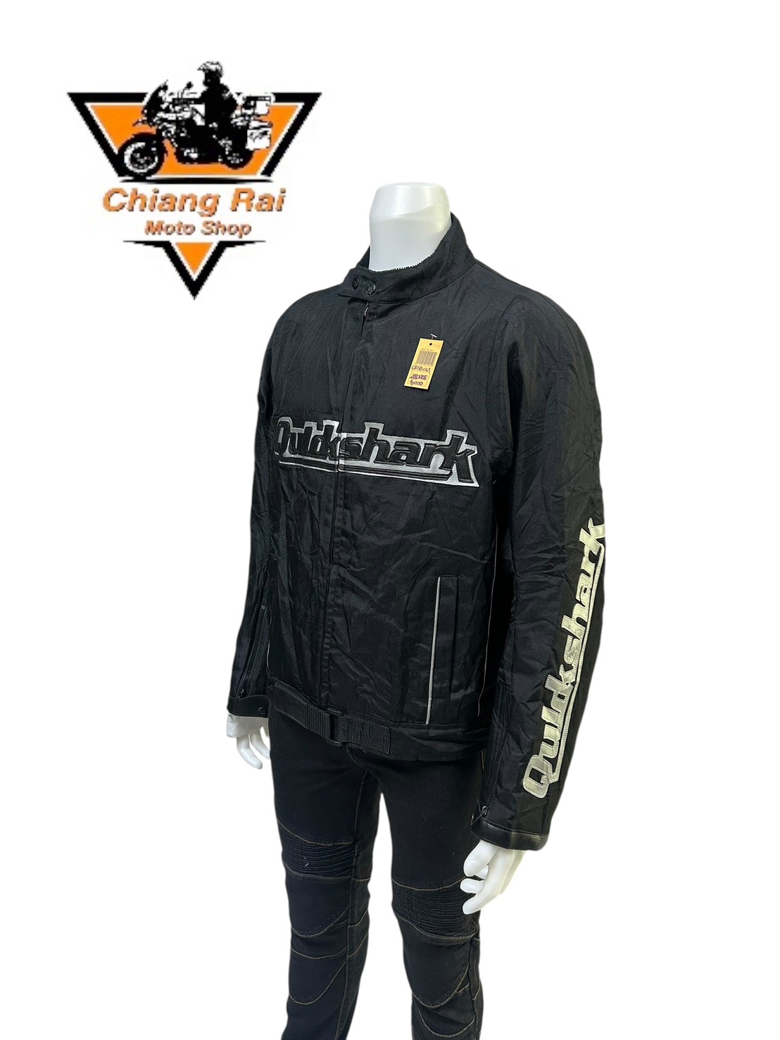 เสื้อขี่มอเตอร์ไซด์( มือสอง) CRSB 061 : อก 48" ยาว 25" (L) **Quickshark**(ไม่มีการ์ด)
