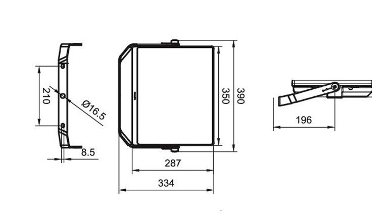 สปอร์ตไลท์ LED BVP176 200W 19000lm Philips