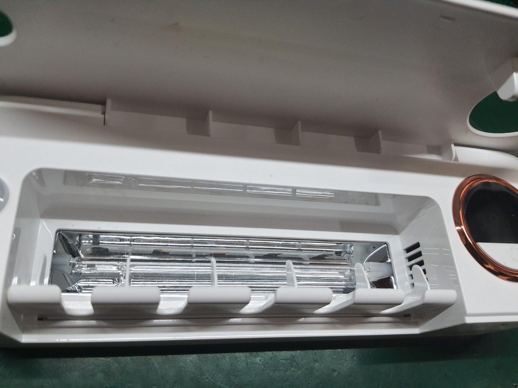 ซ่อมเครื่องนึ่งฆ่าเชื้อแปรงสีฟัน ยี่ห้อ MORAC รุ่น MR-PURE02 อาการเครื่องไม่ทำงาน