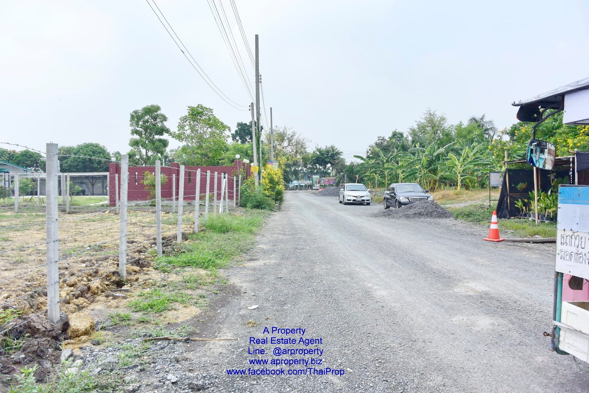 ให้เช่า ที่ดินเปล่า ย่าน บางบัวทอง ใกล้วัดลาดปลาดุก