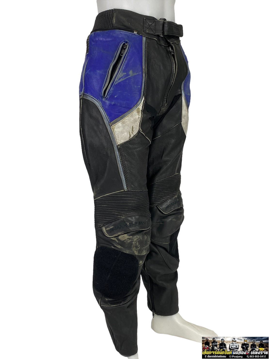 กางเกงขี่มอเตอร์ไซด์ ( มือสอง ) RCTS 016 : เอว 36" ยาว 27" FRANK THOMAS