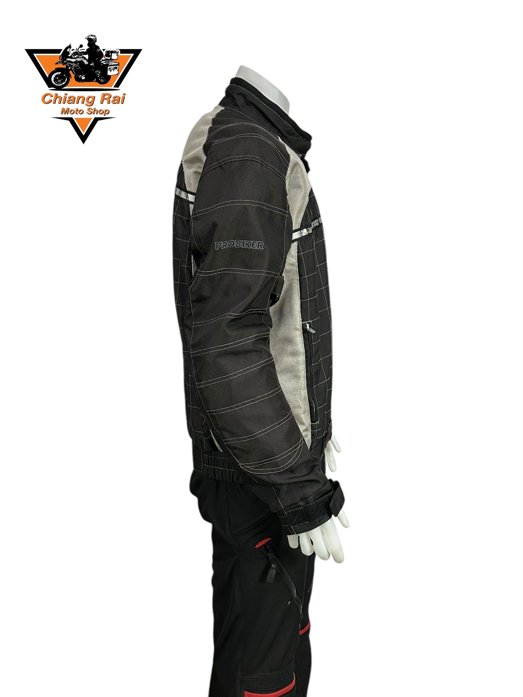 เสื้อขี่มอเตอร์ไซด์( มือสอง) CRSB 004 : อก 48" ยาว 27" (L) **PROBIKER**