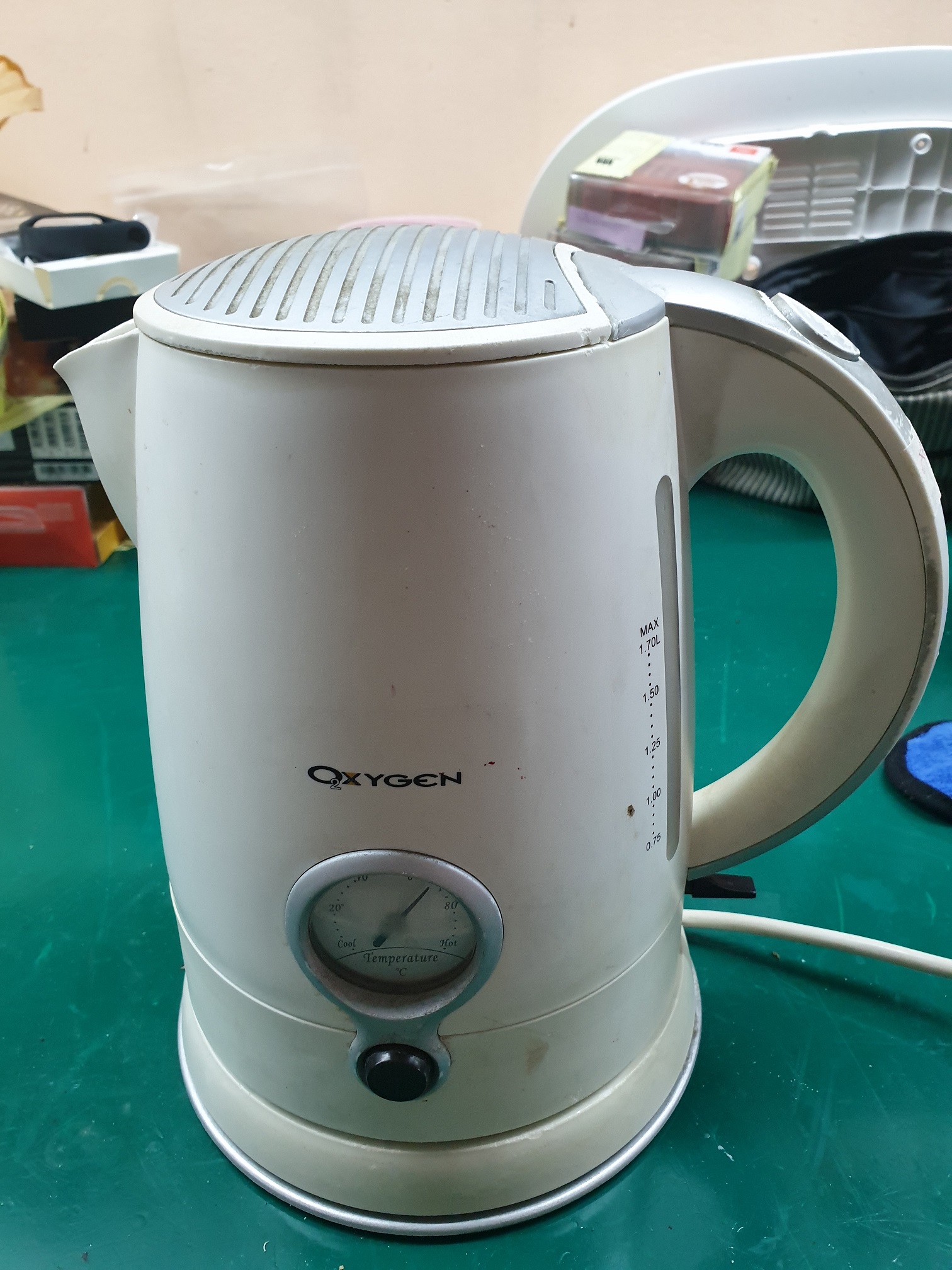 ซ่อมกาต้มน้ำร้อน ยี่ห้อ OXYGEN รุ่น WK8269 อาการไฟไม่เข้า