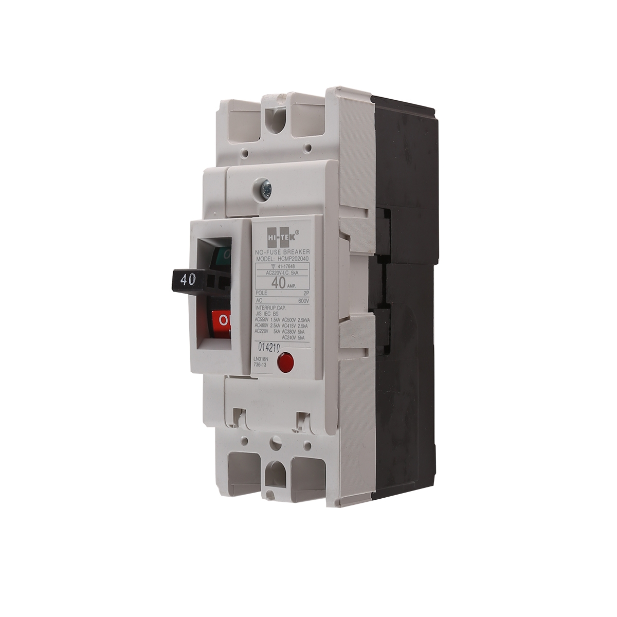 HI-TEK เบรกเกอร์ 2 สาย 40 แอมป์ รุ่น HT60-CP