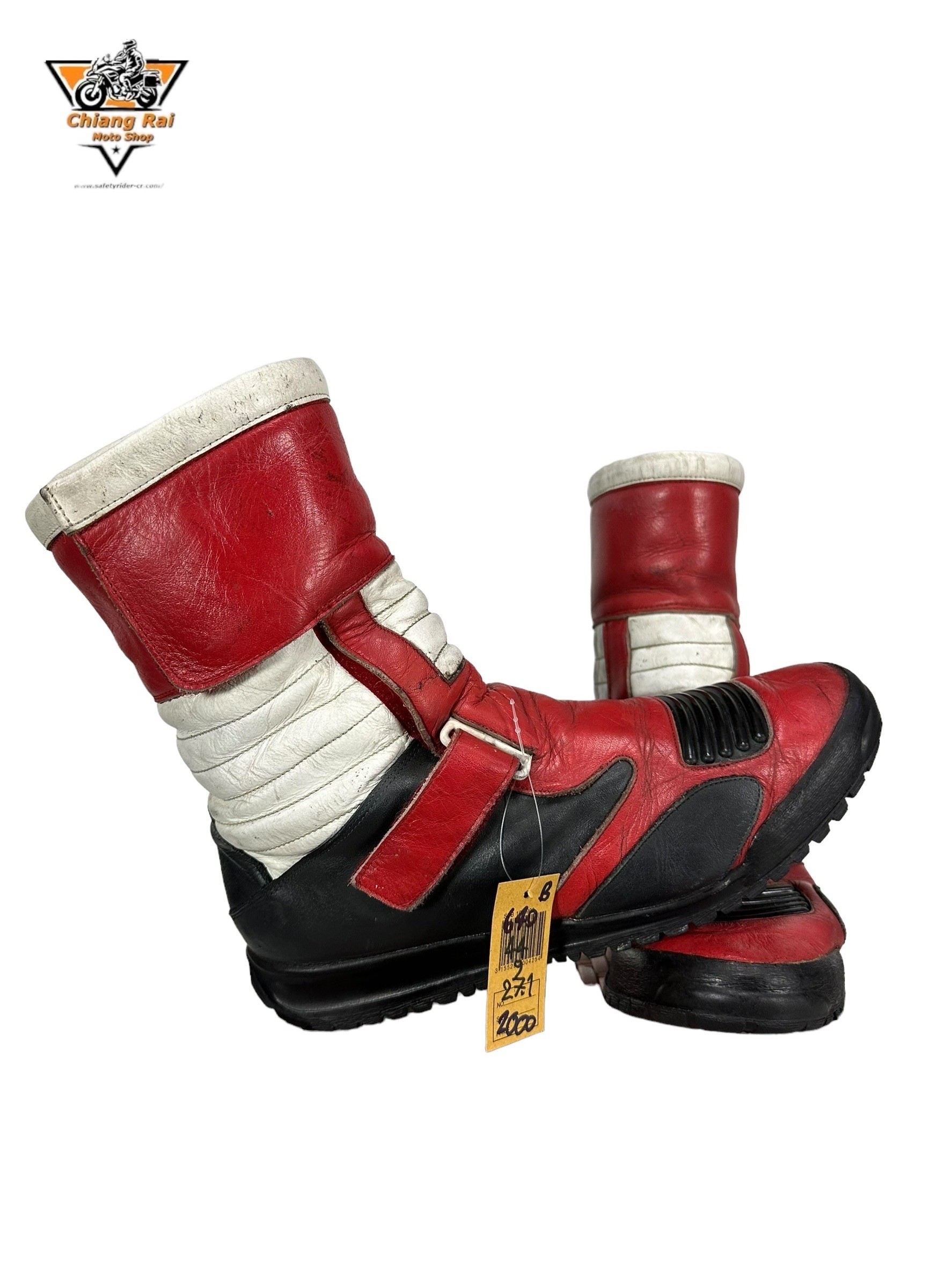 รองเท้าขี่มอเตอร์ไซด์( มือสอง) RCBS-640 Size ขนาดจากป้าย 44:EUR / 6:UK / 27.1:Cm.(BMW)