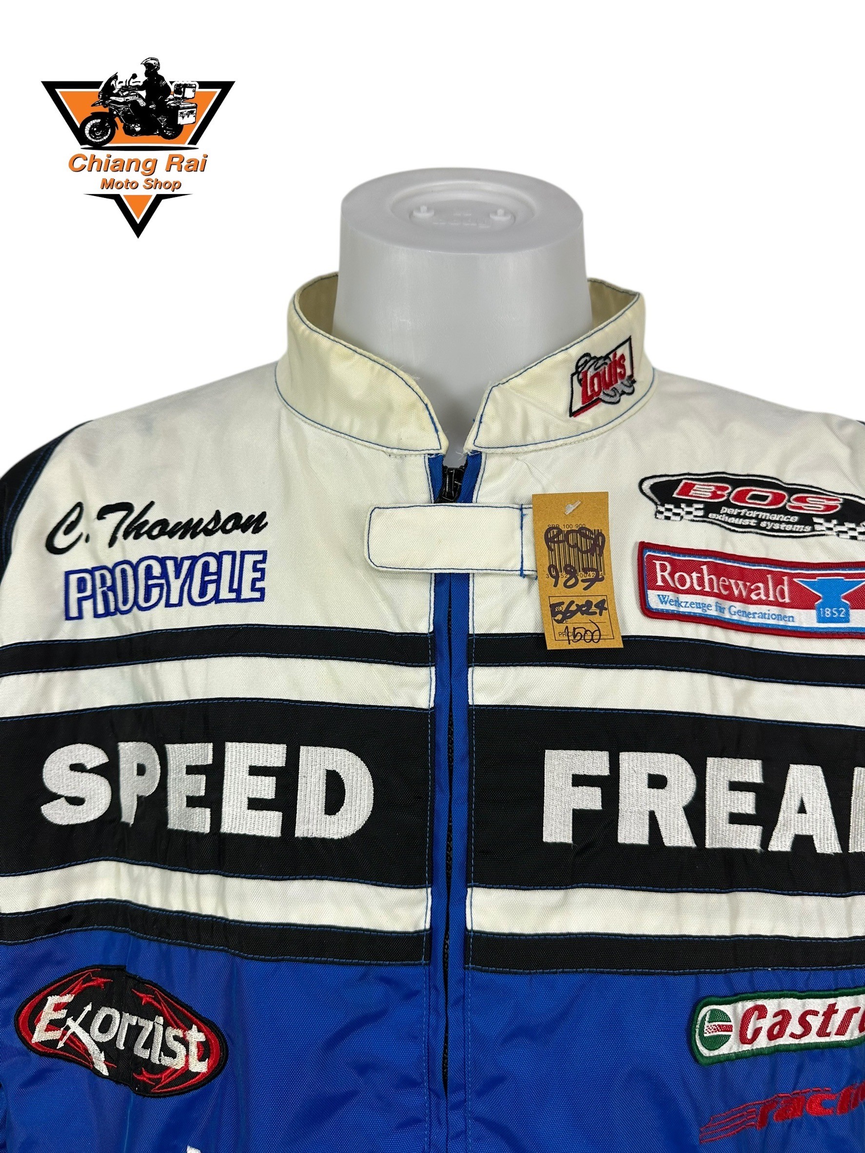 เสื้อขี่มอเตอร์ไซด์( มือสอง) RCSA 987 : อก 56" ยาว 24" (2XL) **SPEED FAST**