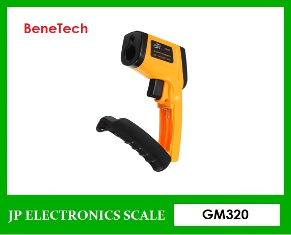 เครื่องวัดอุณหภูมิ เทอร์โมมิเตอร์ อินฟาเรด มิเตอร์วัดอุณหภูมิอินฟาเรด Digital Infrared Thermometer BeneTech รุ่น GM320 -50°C to 380°C (-58°CF to 716°CF)
