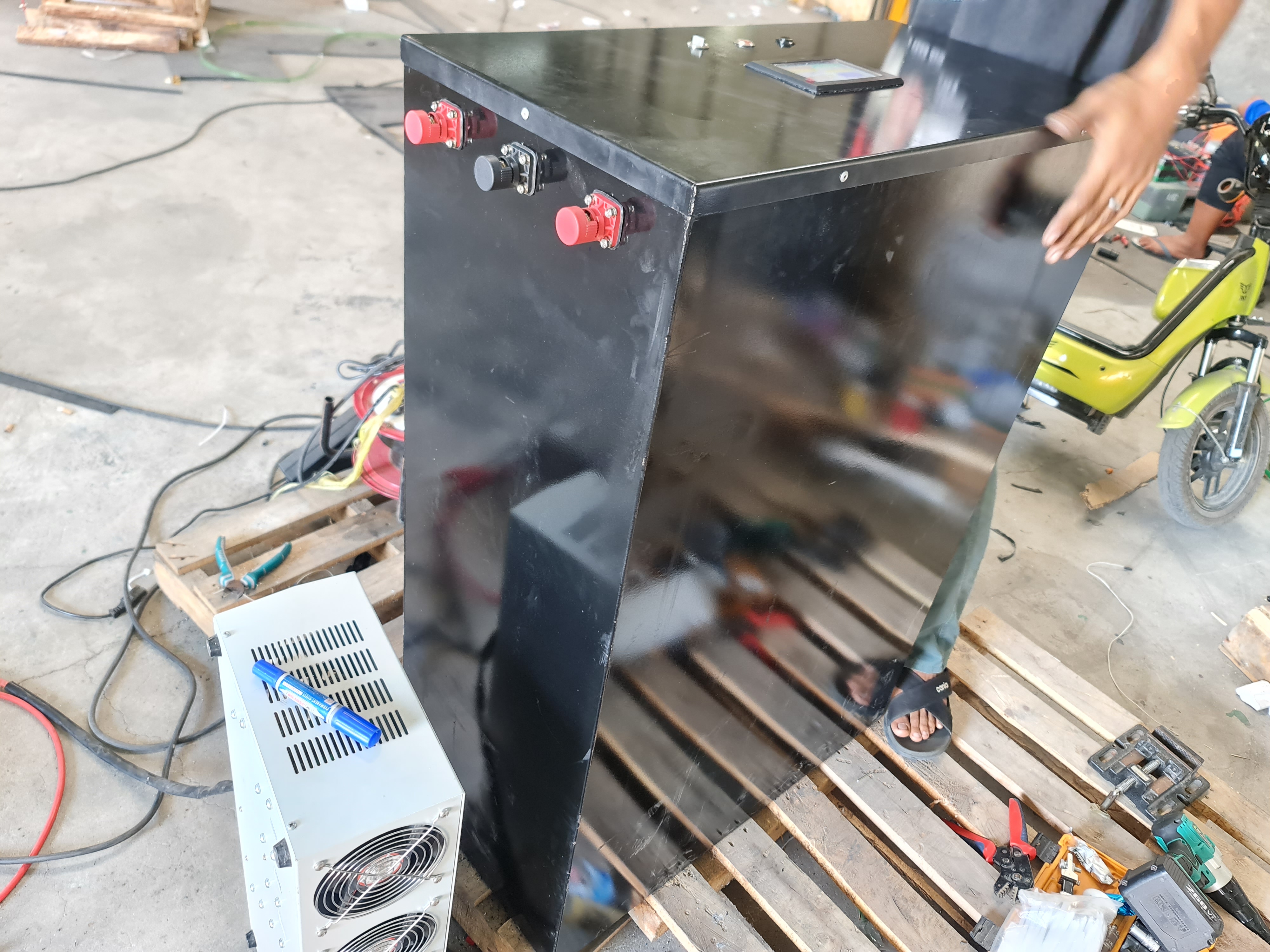 แบตเตอรี่ลิเทียม 48v 640Ah ประกอบใช้ในโรงงานอุตสาหกรรม