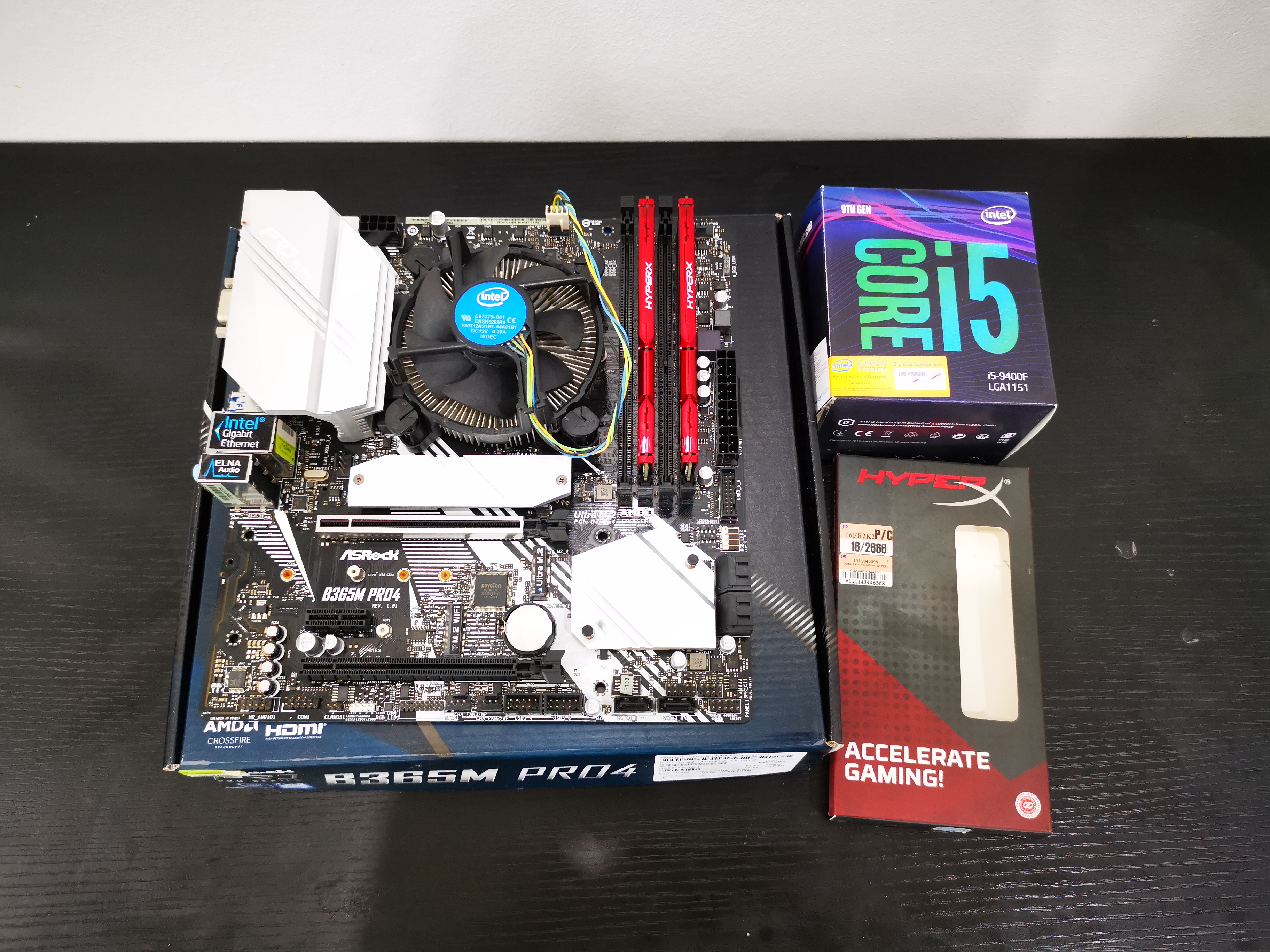 Computer Set i5 9400F มัดรวม 3 ชิ้น บอร์ด ซีพียู แรม