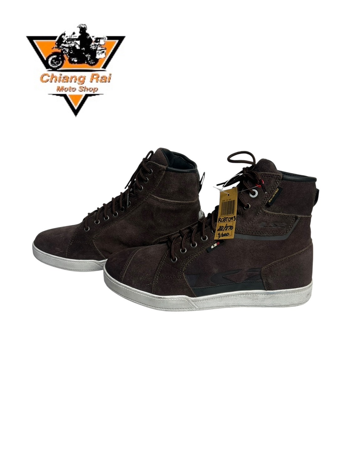 รองเท้าขี่มอเตอร์ไซด์( มือสอง) RCBT-093 Size ขนาดจากป้าย 42:EUR / 8:UK / 27:Cm.(Ls2)