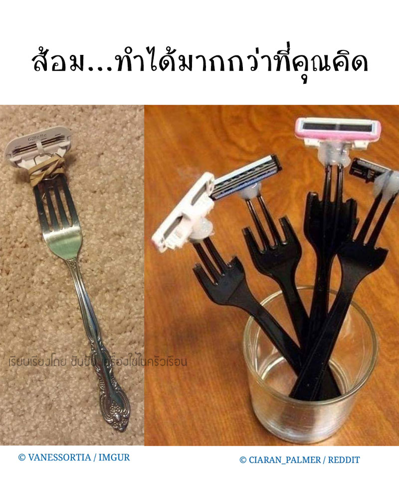 ส้อม ที่โกนหนวด