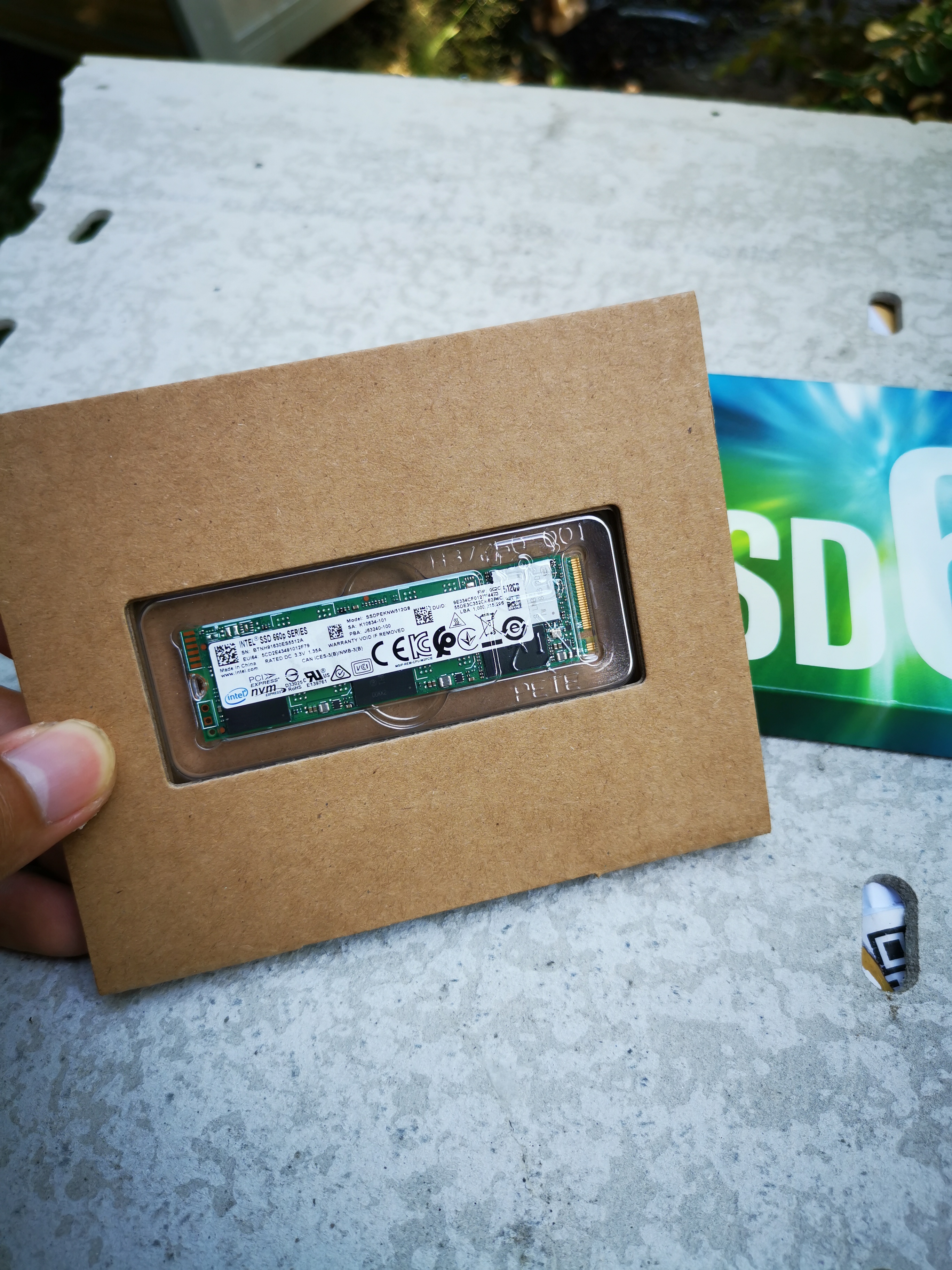 SSD M.2 PCIe/NVMe INTEL 660P SERIES 512GB
