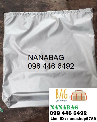 ถุงผ้าหูรูด ผ้าร่ม กระเป๋าผ้าร่ม ถุงผ้าร่ม (หูรูดเฉพาะปาก)