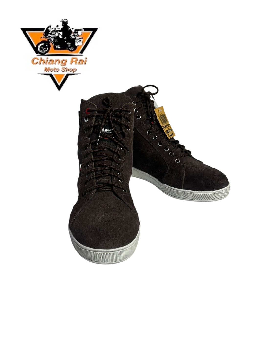 รองเท้าขี่มอเตอร์ไซด์( มือสอง) RCBT-093 Size ขนาดจากป้าย 42:EUR / 8:UK / 27:Cm.(Ls2)