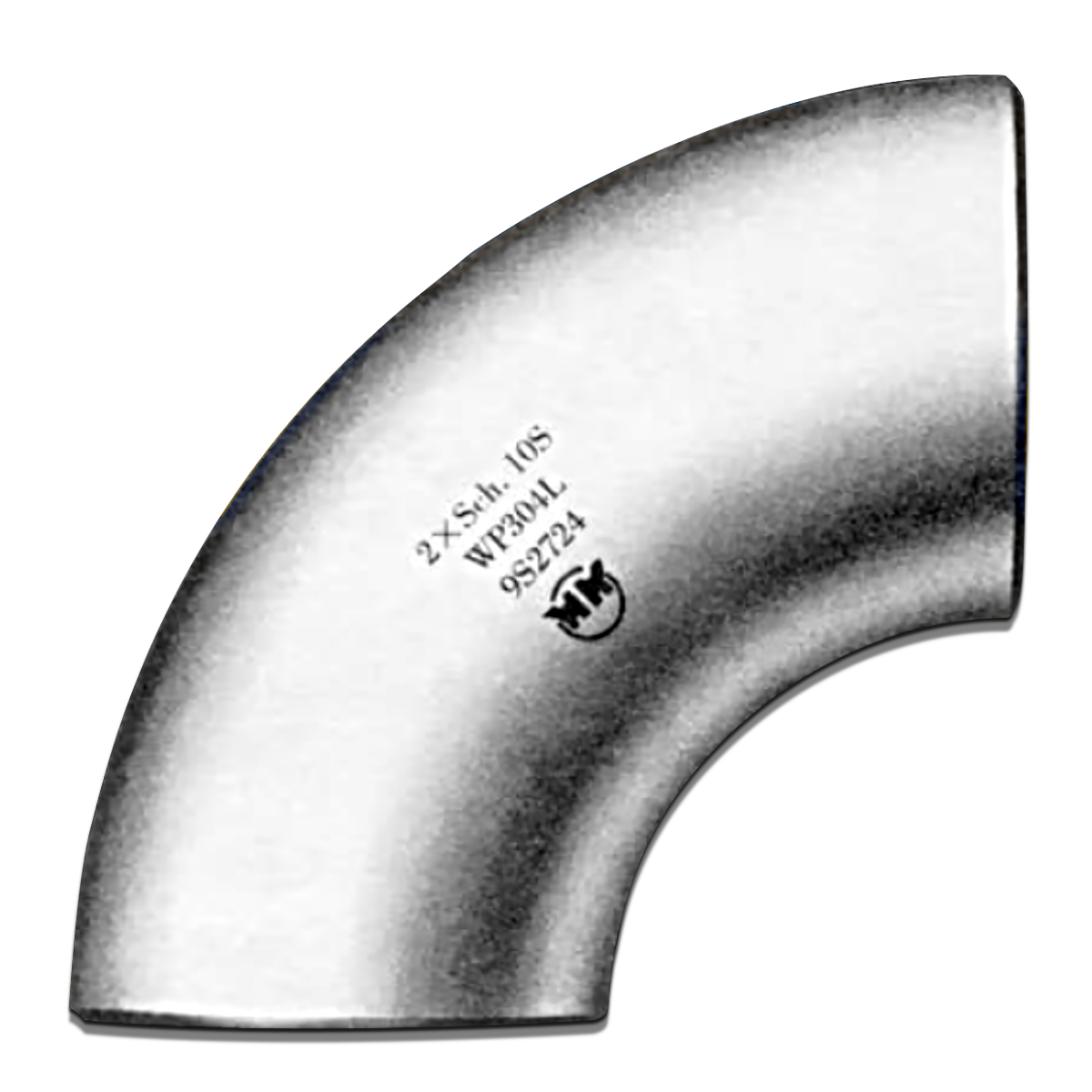 ข้องอสแตนเลส 90 องศา 90 Stainless Elbow (#40 มีตะเข็บ)