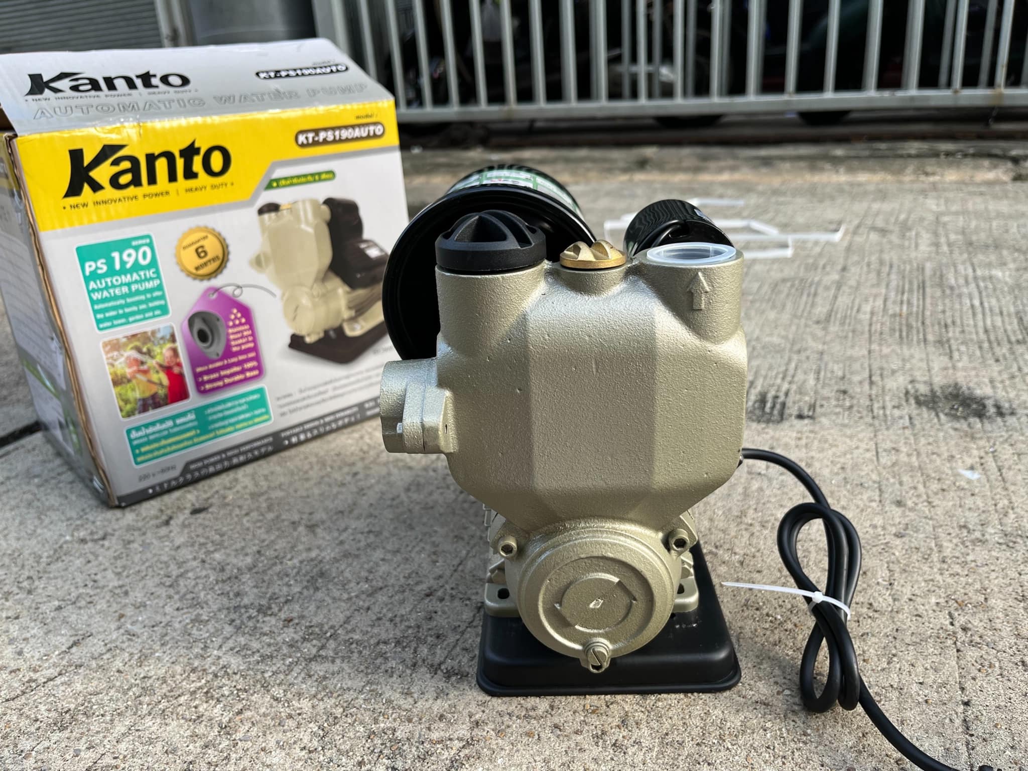 ปั๊มน้ำอัตโนมัติ kanto รุ่น ps-190