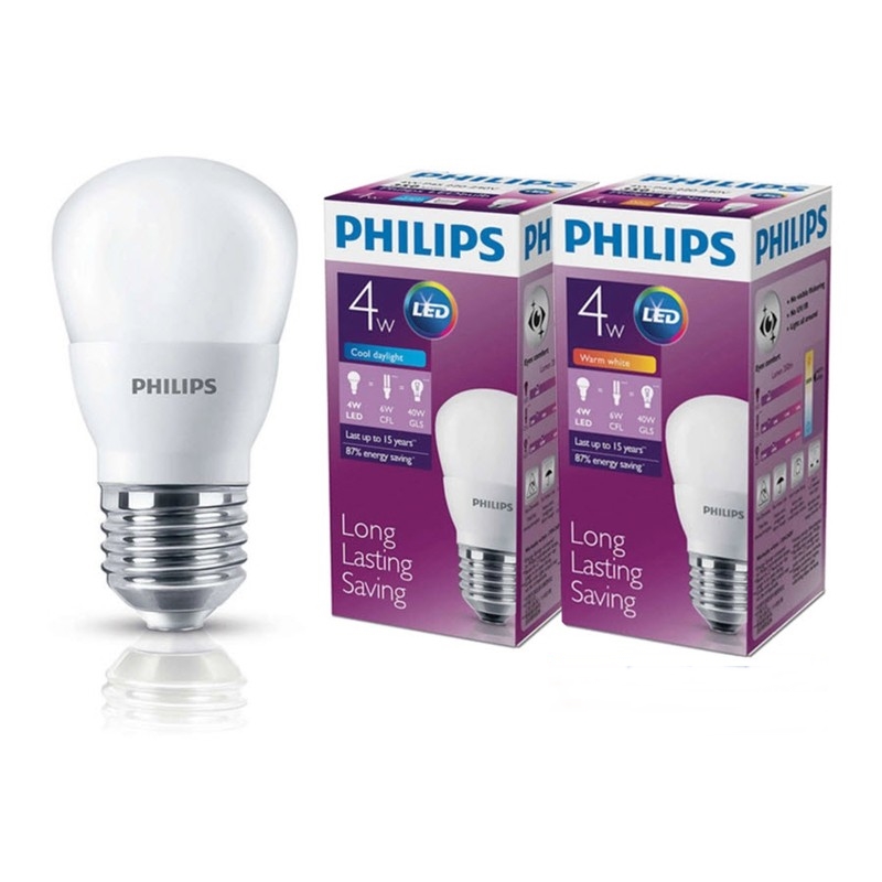 Philips หลอดไฟฟิลิปส์ LED Bulb 4W