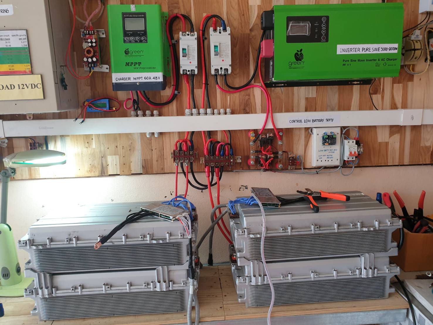 48v 200ah แบตเตอรี่ solar system , folklift