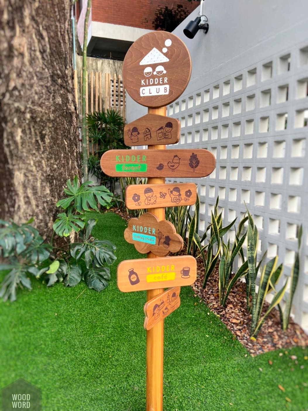 เสาป้ายบอกทาง Direction pole sign