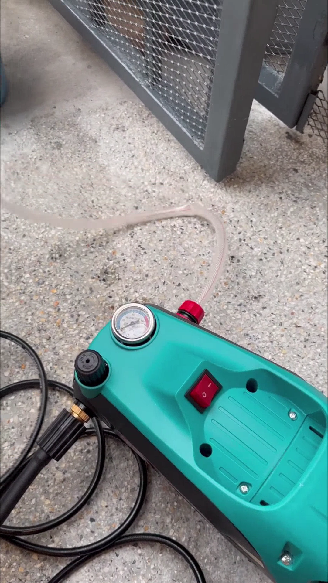 เครื่องฉีดน้ำปรับแรงดันได้ 0-420 บาร์เต็ม ยี่ห้อ Bonchi ล้างรถ ล้างแอร์ ล้างพื้น ตัวเดียวจบ