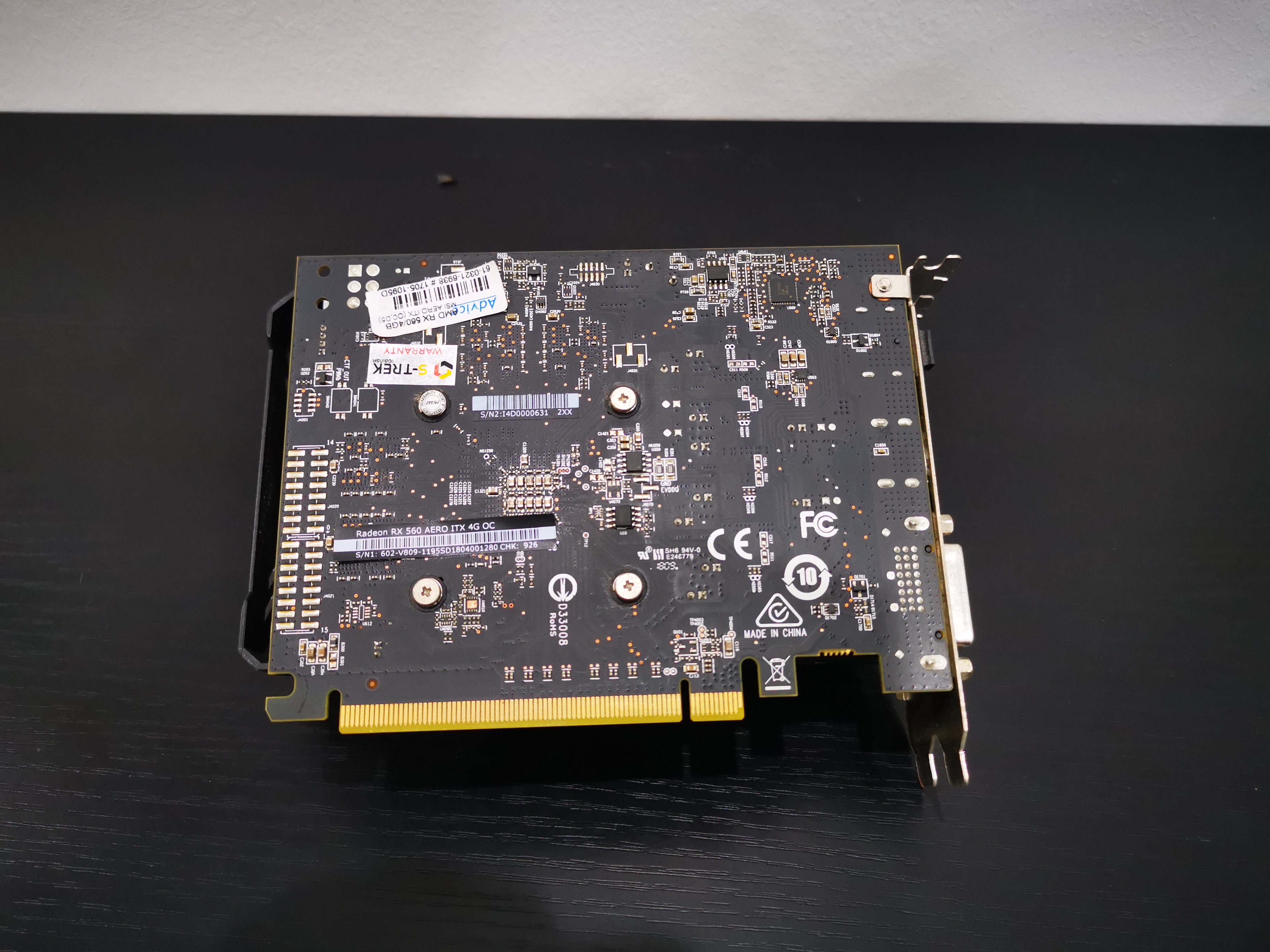 MSI RX 560 Aero ITX 4G OC