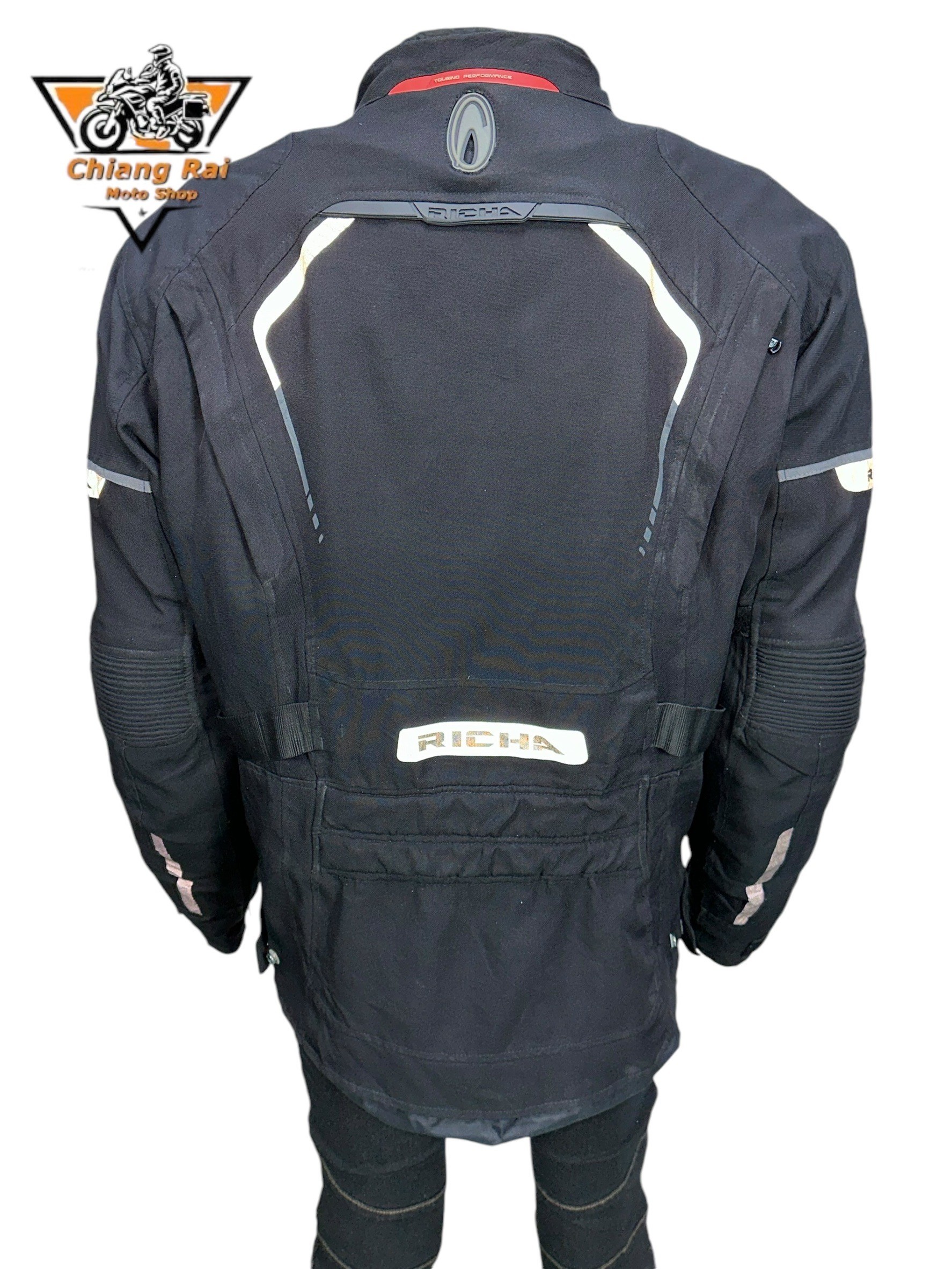 เสื้อขี่มอเตอร์ไซด์( มือสอง) RCTA 678 อก 50" ยาว 26"(XL) **RIC-HA**