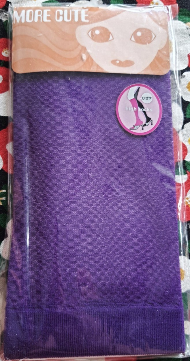 MORE CUTE high socks ถุงน่องตาข่าย (ญี่ปุ่น) MADE IN JAPAN ฟรีไซส์