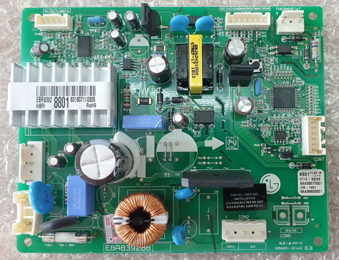 EBR83928801 เมนบอร์ดตู้เย็น LG ใหม่แท้ รุ่น GN-Y331SLBB.APZPTMW