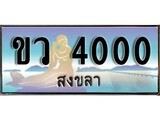 ทะเบียน 4000 สงขลา ป้ายประมูล - ขว 4000 ทะเบียนรถทะเบียนสวย