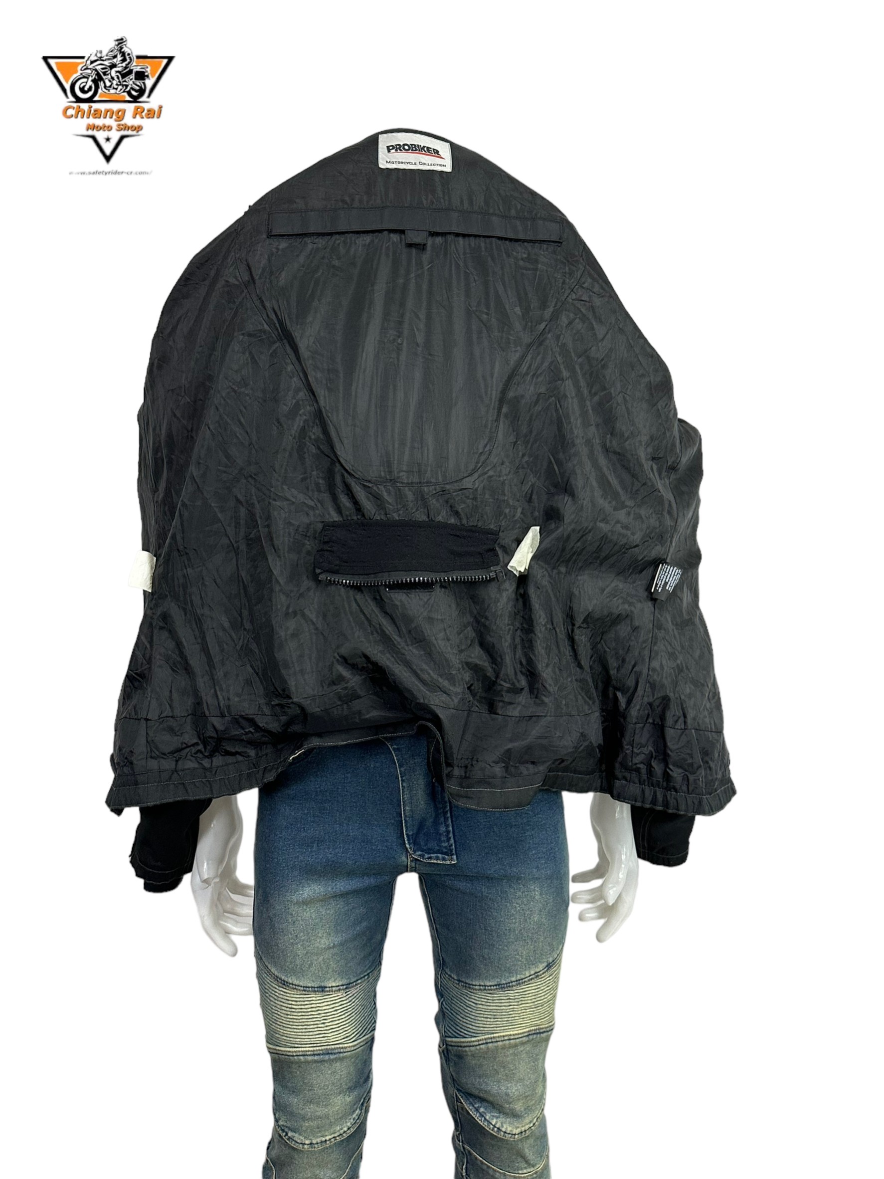 เสื้อขี่มอเตอร์ไซด์( มือสอง) RCTA 516: อก 52" ยาว 28" (XL) **PROBIKER**