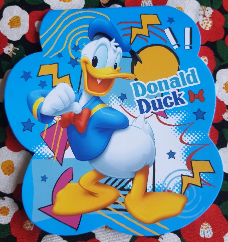 Disney Donald Duck สมุดวาดรูป ระบายสีโดนัลด์ดักซ์ ของแท้จากญี่ปุ่น Size : 18 x 20 cm