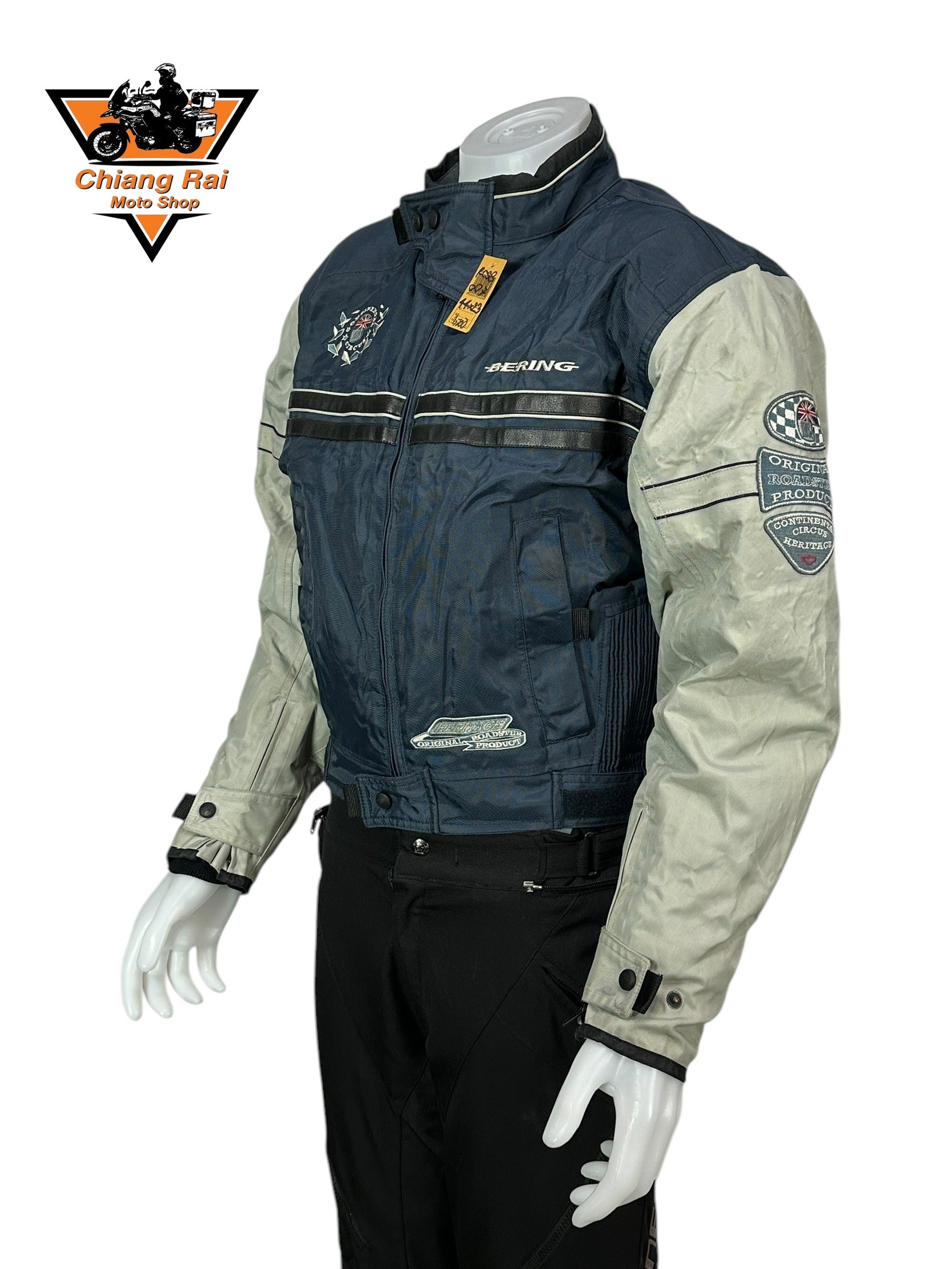 เสื้อขี่มอเตอร์ไซด์( มือสอง) CRSB 007 : อก 44" ยาว 23" (M) **BERING**