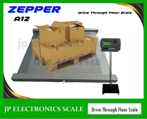 เครื่องชั่งทางลาด2000kg เครื่องชั่งพร้อมทางขึ้นลง2000กิโลกรัม เครื่องชั่งตั้งพื้นทางลาด2000kg ตาชั่งน้ำหนักพร้อมพื้นทางลาด2000kg เครื่องชั่งแบบวางพื้น2000kg ค่าละเอียด 200g ยี่ห้อ ZEPPER รุ่น A12-FTR1212