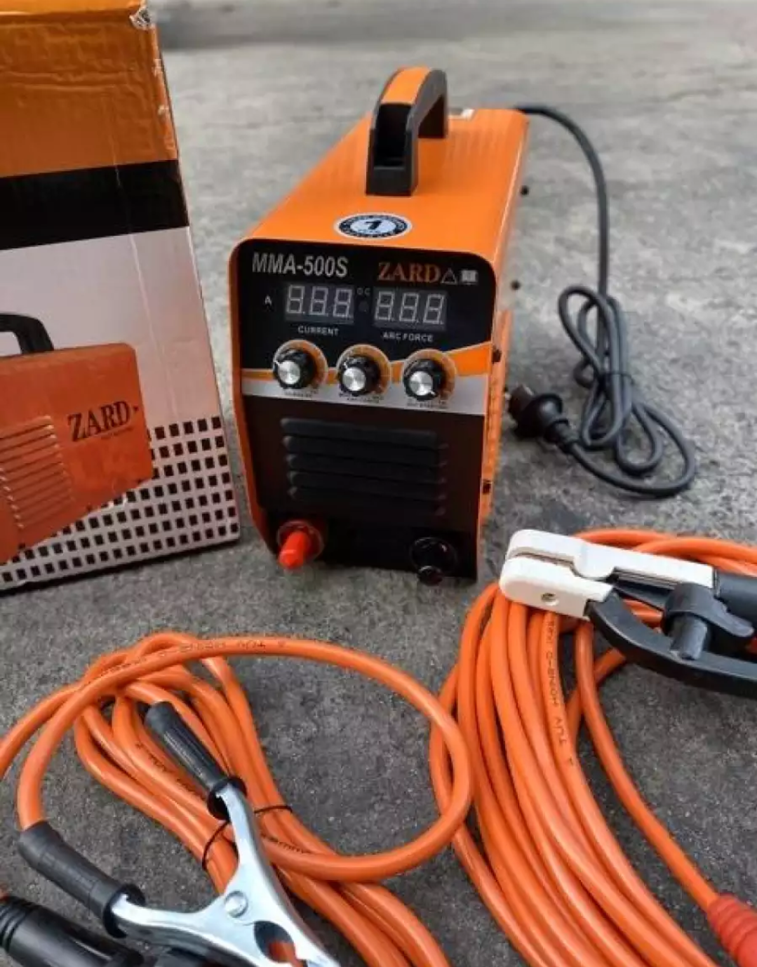 ตู้เชื่อม Zard 500แอมป์ ระบบ 2หน้าจอดิจิตอล 3ปุ่มปรับ สายเชื่อมนาว 10เมตร