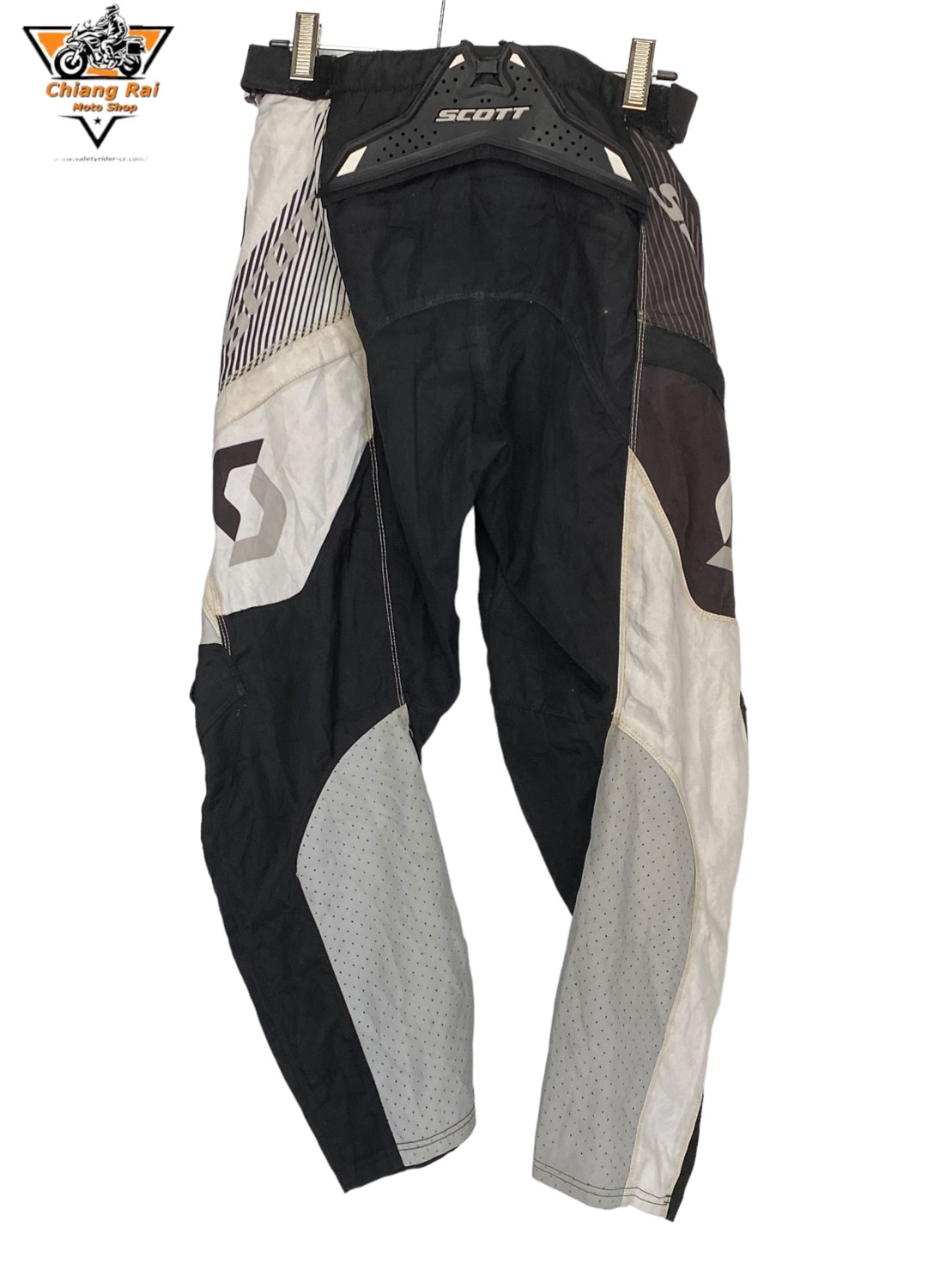 กางเกงขี่มอเตอร์ไซด์ ( มือสอง ) E&A 466: เอว 28" ยาว 27" **SCOTT**