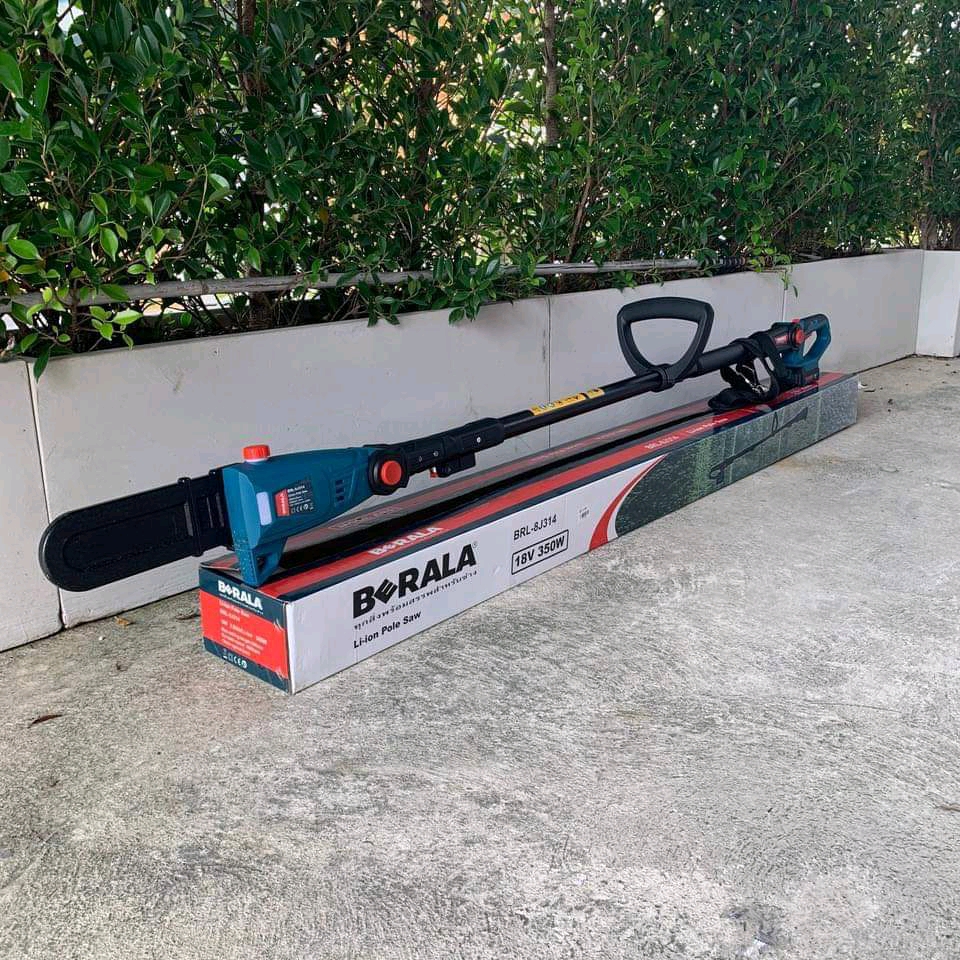 BERALA เลื่อยตัดกิ่งไร้สาย BRL-8J314 ด้ามจับยาวสุด 2.9 เมตร ตัดไม้หนาสุด 14 นิ้ว